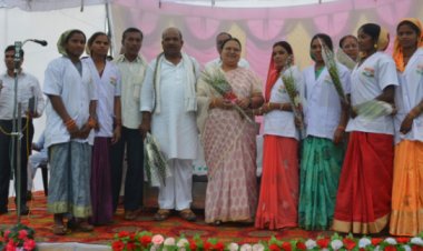 मंत्री श्रीमती अनिला भेंड़िया ने वनांचल क्षेत्र ककईपार में हायर सेकेंडरी स्कूल का किया लोकार्पण