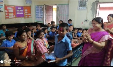 रायपुर के विभिन्न स्कूलों में शाला प्रवेशोत्सव का आयोजन