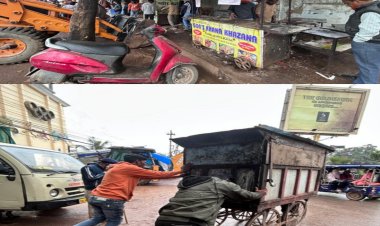 कलेक्टर डॉ भुरे के निर्देश पर नगर निगम दस्ते ने अतिक्रमण हटाने की कार्रवाई की, अवैध चखना सेंटर को भी हटाया गया