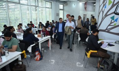 लाल बहादुर शास्त्री राष्ट्रीय प्क श्री तरणीकांति ने नालंदा परिसर,