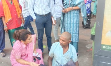 घुमंतु भिक्षकों को रेस्क्यू कर भेजा गया पुनर्वास केंद्र