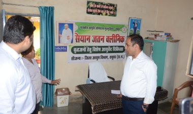 कलेक्टर ने ग्राम पंचायत कार्यालय में रिकार्ड संधारण, जन्म-मृत्यु पंजी आदि की जानकारी ली