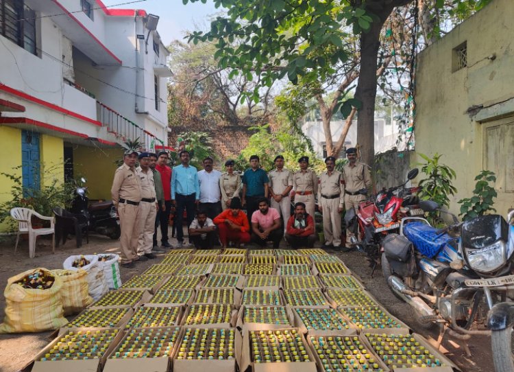 आबकारी विभाग द्वारा की गई कार्यवाई, 597 आरोपी गिरफ्तार