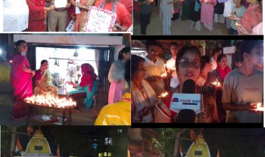 कोलकाता में ट्रेनी डॉक्टर से रेप-मर्डर की घटना के विरोध में छत्तीसगढ़ राजधानी रायपुर में प्रदर्शन किए गए,