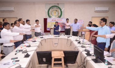 उल्लास नव भारत साक्षरता सप्ताह 1 से 7 सितंबर   कलेक्टर डॉ. गौरव सिंह ने दिलाई उल्लास शपथ  
