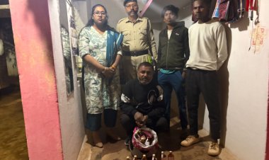 आबकारी विभाग की कार्रवाई: अवैध मदिरा के साथ एक आरोपी गिरफ्तार, 8.10 बल्क लीटर शराब जब्त