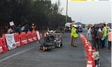 राष्ट्रीय सड़क सुरक्षा माह : रायपुर-बिलासपुर हाइवे पर चलाया गया जागरूकता अभियान