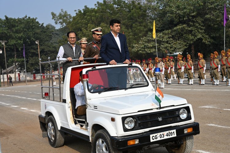 हर्षोल्लास के साथ मनाया जाएगा गणतंत्र दिवस  पुलिस परेड ग्राउन्ड में हुआ आज फुल ड्रेस रिहर्सल