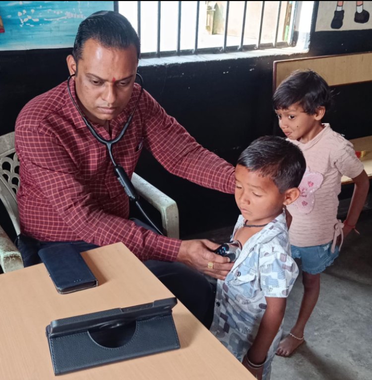 प्रोजेक्ट धड़कन" के अंतर्गत  बच्चों की हुई निःशुल्क हृदय जांच, 333 बच्चों की हुई स्क्रीनिंग