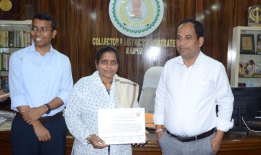 प्रोजेक्ट दधीचि से जुड़कर पशु परिचारक ने लिया अंगदान का संकल्प, कलेक्टर ने किया सम्मानित