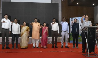 जल बचाने का संकल्प   भू-जल संरक्षण को बनाना होगा जनआंदोलन : विधायक श्री सुशांत शुक्ला