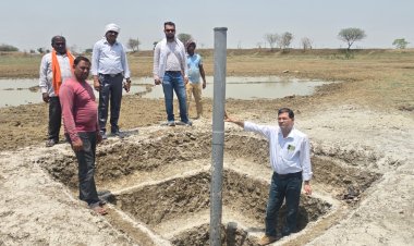 जल संरक्षण को लेकर जिले में बड़ी पहल  आधुनिक तकनीक से 334 स्थलों पर बन रहे इंजेक्शन वेल