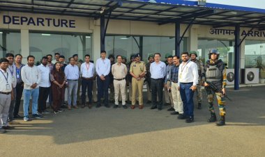 बिलासा एयरपोर्ट पर एंटी हाईजैक मॉक ड्रिल आतंकियों को मार गिराकर यात्रियों को सुरक्षित निकाला