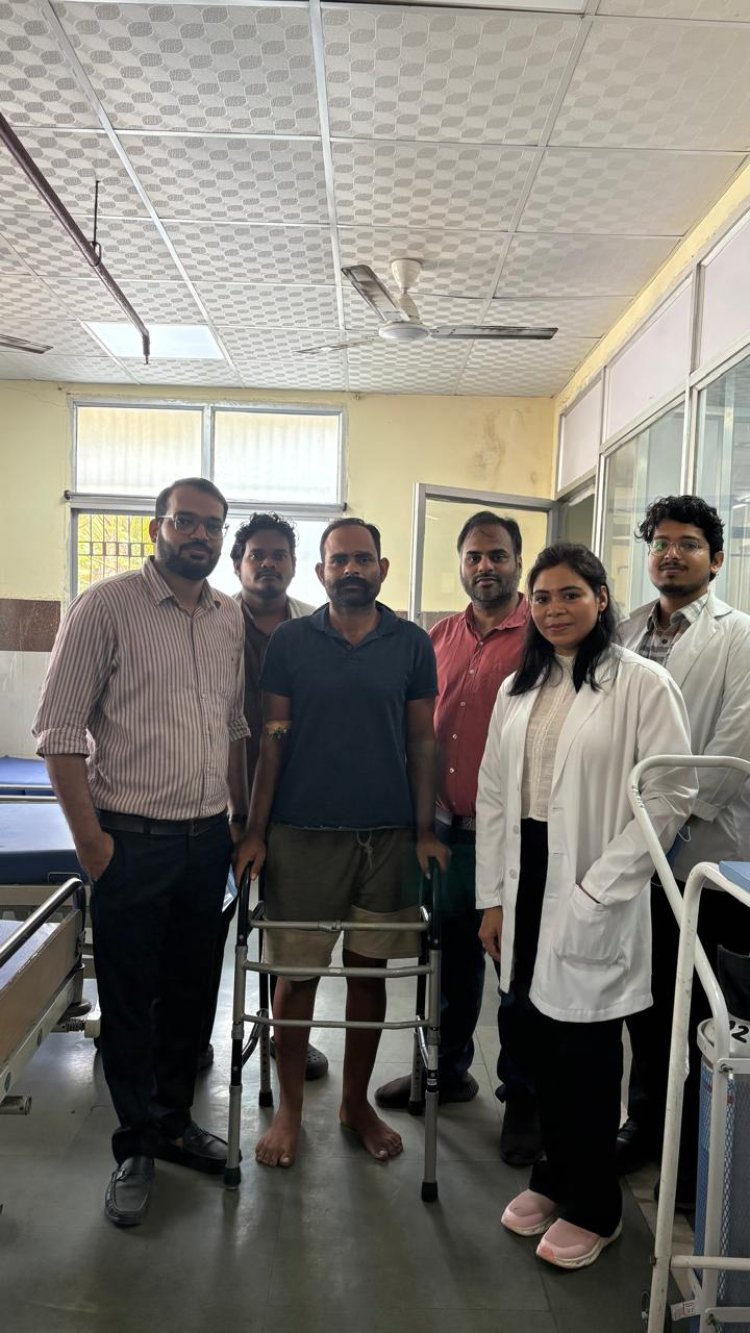 गिरने से बिगड़ी हिप रिप्लेसमेंट, सिम्स के डॉक्टरों ने जटिल रिविजन सर्जरी कर मरीज को फिर से चलने योग्य बनाया