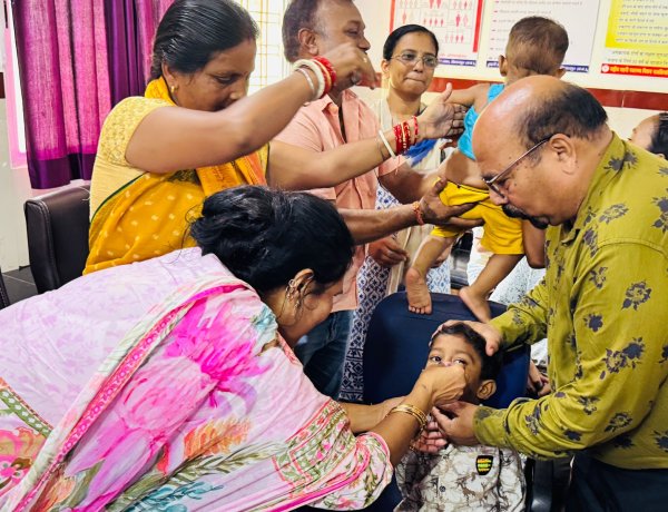 पल्स पोलियो अभियान में बिलासपुर ने हासिल की 94.56 प्रतिशत उपलब्धि