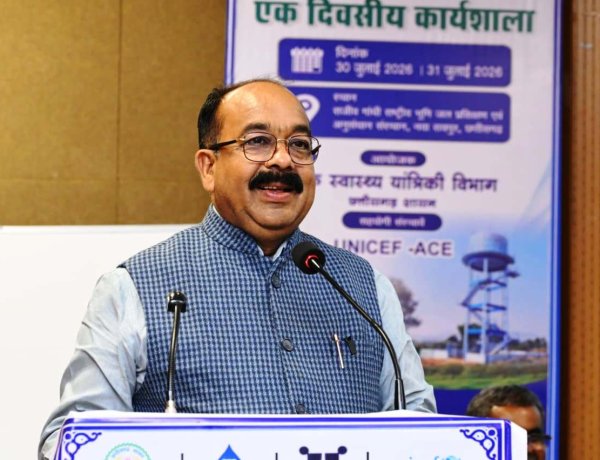 जलापूर्ति योजनाओं के दीर्घकालीन सुचारू संचालन के लिए जल संचय और जल संरक्षण जरूरी – श्री अरुण साव