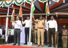 पुलिस परेड ग्राउंड में कलेक्टर एसएसपी ने स्कूली बच्चों को दिलाई तिरंगा शपथ