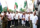 केंद्रीय राज्य मंत्री श्री तोखन साहू सहित जनप्रतिनिधियों, अधिकारियों, विद्यार्थियों और नागरिकों ने लगाई स्वतंत्रता दौड़