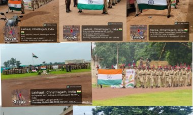 हर घर तिरंगा’ अभियान के तहत 8CG Girls Bn NCC ke एनसीसी गर्ल कैडेट्स ने निकाली जागरूकता रैली