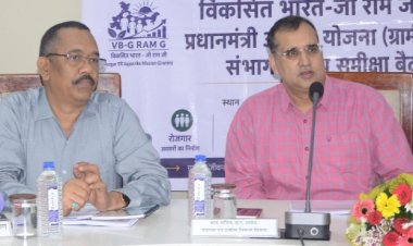 विकसित भारत-जी राम जी एवं प्रधानमंत्री आवास योजना-ग्रामीण की प्रगति की सचिव श्री भीम सिंह ने की समीक्षा