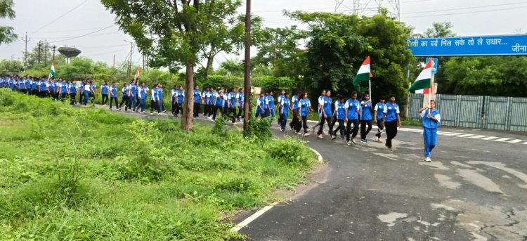 खेलो इंडिया स्टेट सेंटर आफ एक्सीलेंस मे गूंजा देशभक्ति का जज्बा