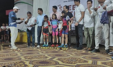 चौथी इंटर क्लब ओपन रोलर स्केटिंग प्रतियोगिता संपन्न  कलेक्टर-एसएसपी ने खिलाड़ियों का बढ़ाया उत्साह