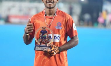 उप मुख्यमंत्री श्री अरुण साव ने की खिलाड़ियों की हौसला अफजाई, मैच देखने पहुंचे हॉकी स्टेडियम